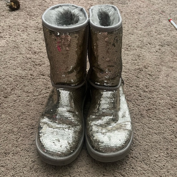Shimmer Sequin Ugg Boots - Picture 2 of 8